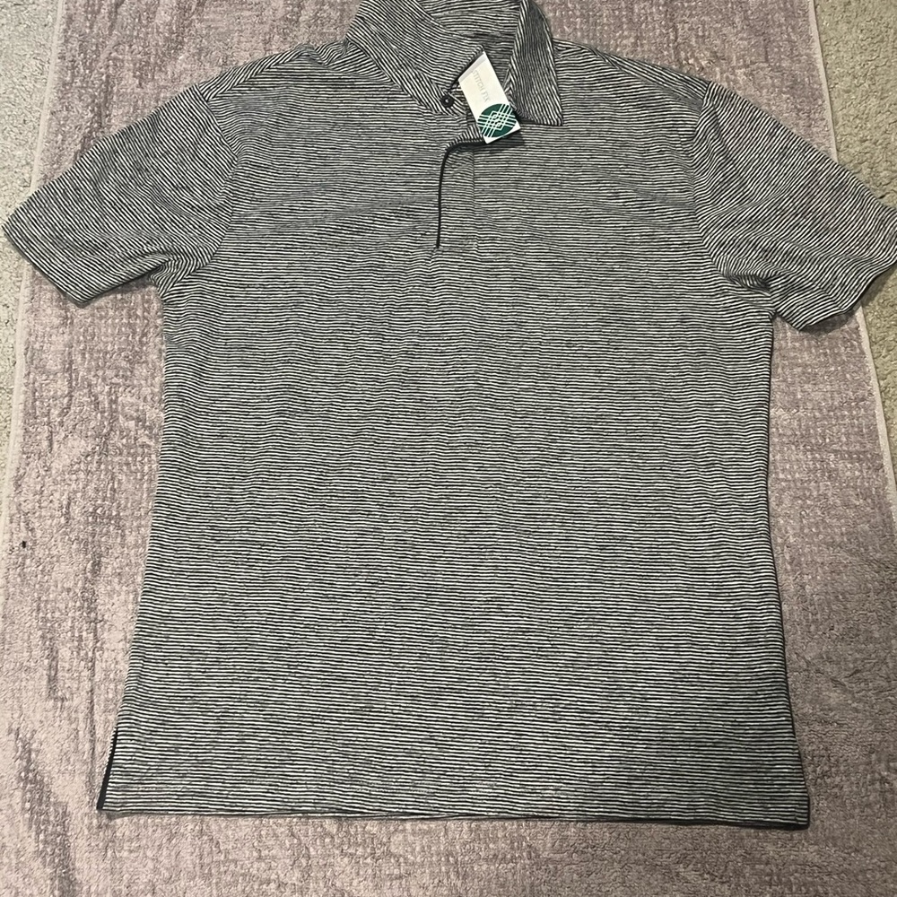 Stylish Black and White Striped Men's Shirt
